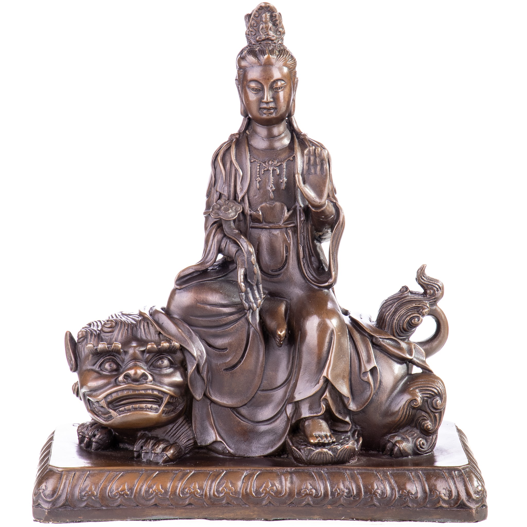 Guanyin - bronz szobor képe